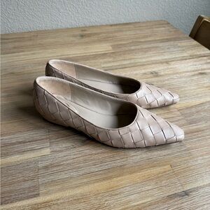 Sam Edelman Joy Woven Pointed Toe Flats